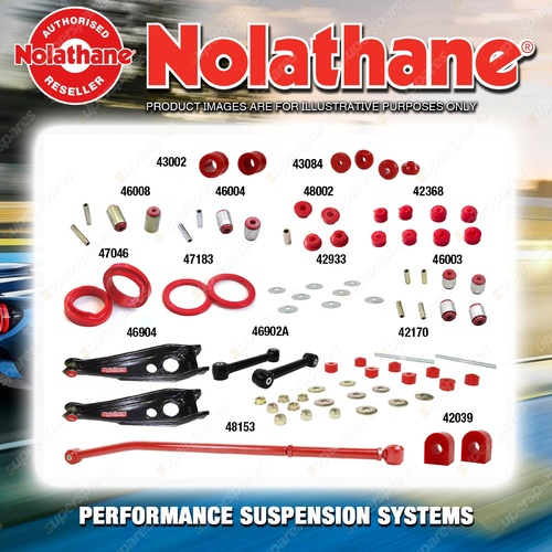 Rear Nolathane Suspension Bush Kit for HOLDEN COMMODORE VB VC VH VK VL INCL HDT