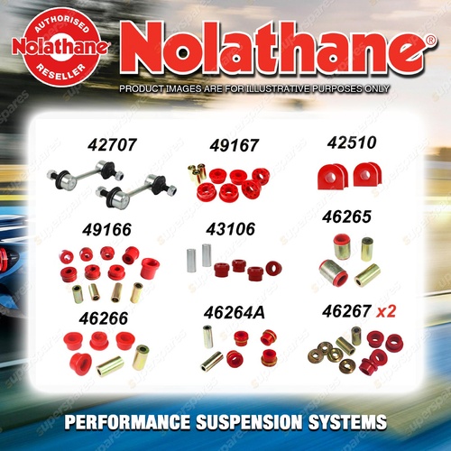 Rear Nolathane Suspension Bush Kit for HOLDEN COMMODORE VF 6/8CYL 6/2013-ON