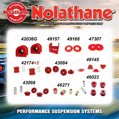 Rear Nolathane Suspension Bush Kit for HOLDEN MONARO VZ 8CYL 9/2004-7/2006