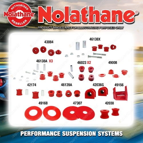 Rear Nolathane Suspension Bush Kit for HOLDEN STATESMAN VR VS 8CYL 1994-1999