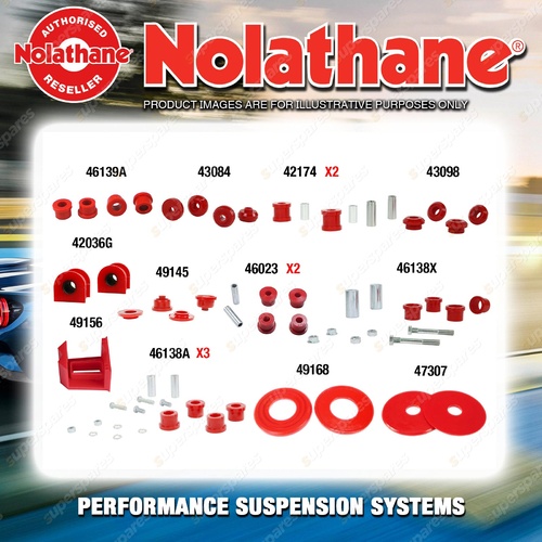 Rear Nolathane Suspension Bush Kit for HOLDEN STATESMAN WH 6/8CYL 6/1999-4/2003