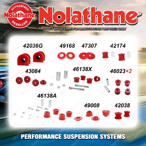 Rear Nolathane Suspension Bush Kit for HSV CLUBSPORT SV VP 8CYL 5/1993-4/1994