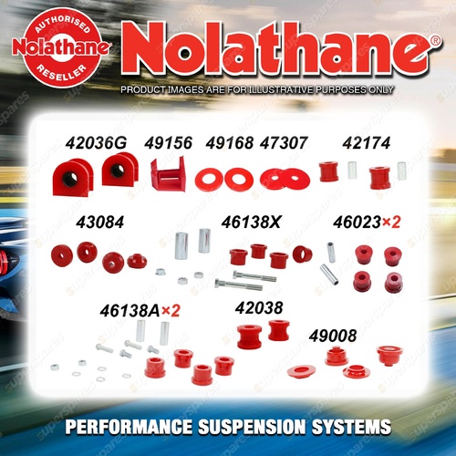 Rear Nolathane Suspension Bush Kit for HSV CLUBSPORT VR VS IRS sedan