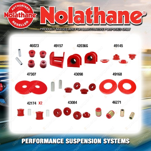 Rear Nolathane Suspension Bush Kit for HSV GRANGE WL 8CYL 9/2004-12/2006