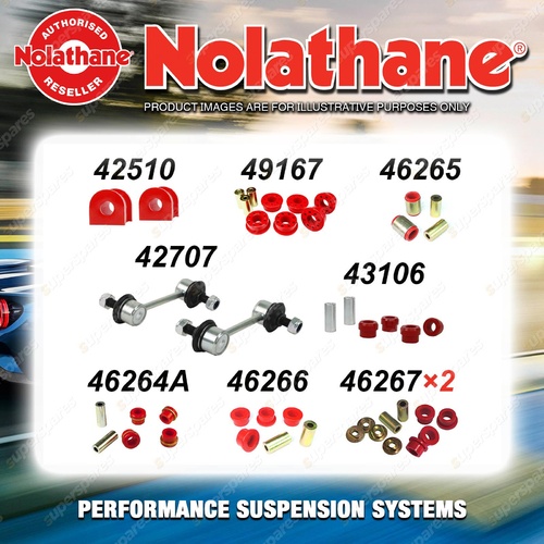 Rear Nolathane Suspension Bush Kit for HSV GTS GEN F 8CYL 6/2013-ON