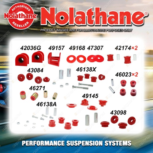 Rear Nolathane Suspension Bush Kit for HSV GTS VX 8CYL 9/2000-8/2001