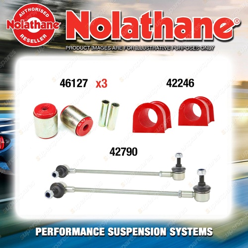 Rear Nolathane Suspension Bush Kit for HSV JACKAROO UBS25 6CYL 6/1993-7/1993