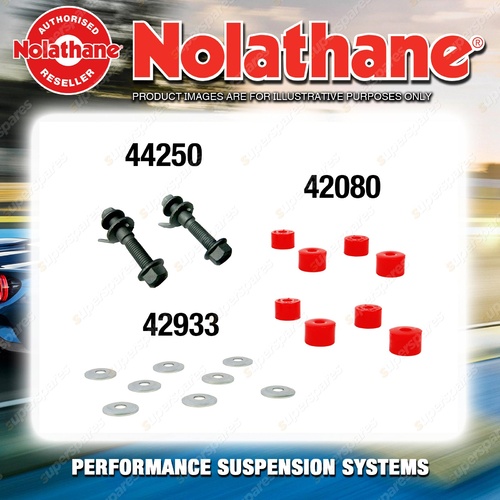 Rear Nolathane Suspension Bush Kit for KIA MENTOR FA 4CYL 12/1996-5/1998