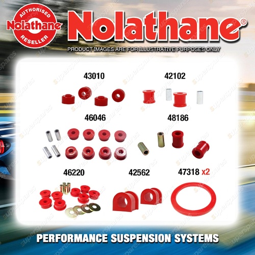 Rear Nolathane Suspension Bush Kit for LEXUS LX470 UZJ100 8CYL 3/1998-3/2008