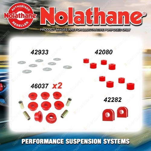 Rear Nolathane Suspension Bush Kit for MAZDA RX7 SA SERIES I II III 2R 1979-1985