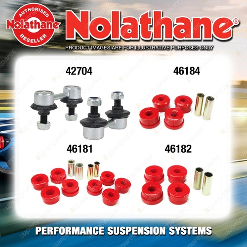 Rear Nolathane Suspension Bush Kit for MITSUBISHI GALANT HJ 6CYL 1993-1996