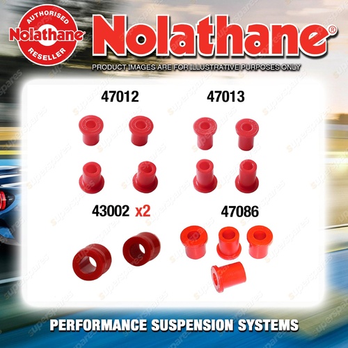 Rear Nolathane Suspension Bush Kit for MITSUBISHI L200 MA MB MC MD 4WD 1980-1986