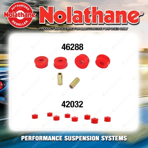 Rear Nolathane Suspension Bush Kit for MITSUBISHI LANCER CA CB EXCL GSR