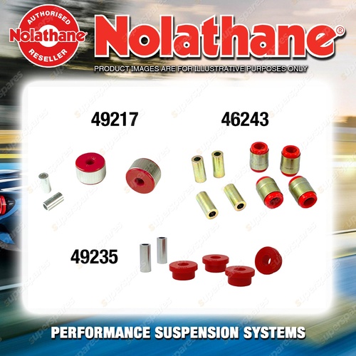 Rear Nolathane Suspension Bush Kit for MITSUBISHI OUTLANDER ZE ZF 4CYL 2003-2006