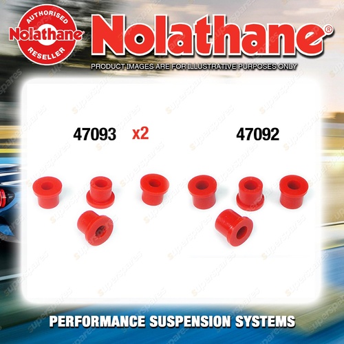 Rear Nolathane Suspension Bush Kit for MORRIS MINOR SERIES 2 4CYL 1952-1956