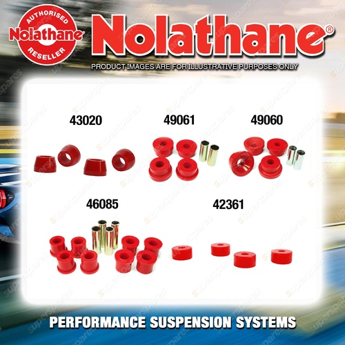 Rear Nolathane Suspension Bush Kit for NISSAN 180B P610 IRS sedan coupe