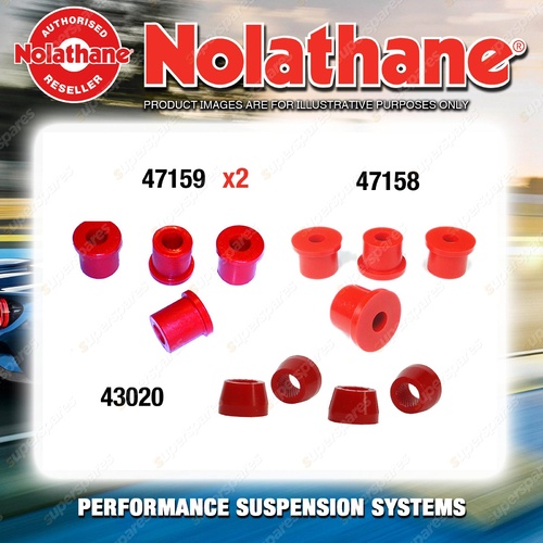 Rear Nolathane Suspension Bush Kit for NISSAN 200B N810 Leaf Rear wagon