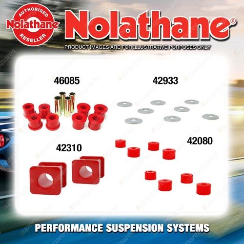 Rear Nolathane Suspension Bush Kit for NISSAN 280ZX S130 6CYL 3/1979-5/1984