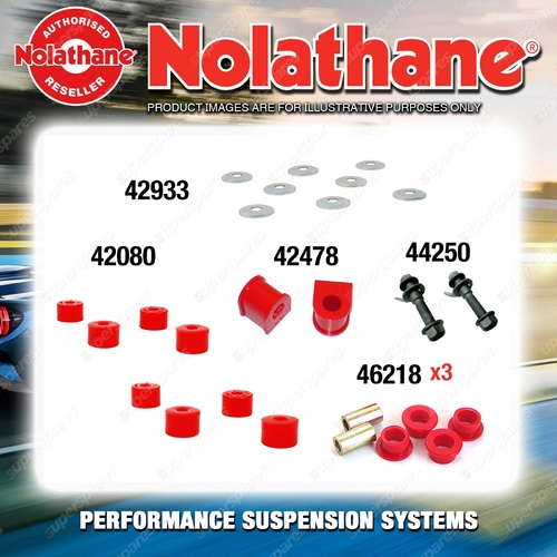 Rear Nolathane Suspension Bush Kit for NISSAN BLUEBIRD U13 4CYL AWD 1993-1997