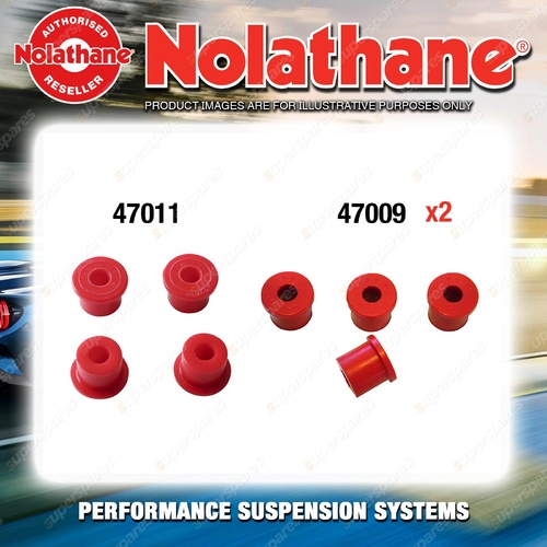 Rear Nolathane Suspension Bush Kit for NISSAN CABSTAR F20 4CYL 5/1974-1982