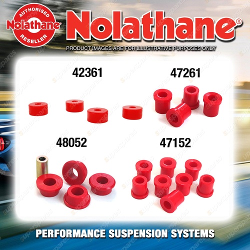 Rear Nolathane Suspension Bush Kit for NISSAN CABSTAR H40 4CYL 1981-1994