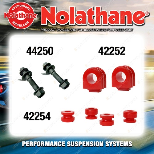 Rear Nolathane Suspension Bush Kit for NISSAN EXA KN13 4CYL 2/1987-10/1991