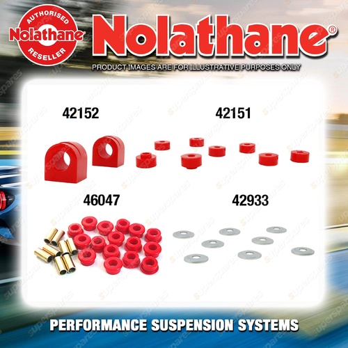 Rear Nolathane Suspension Bush Kit for NISSAN MAXIMA A32 6CYL 2/1995-11/1999