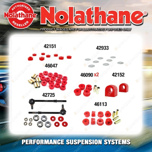 Rear Nolathane Suspension Bush Kit for NISSAN MAXIMA J30 6CYL 5/1990-1/1995