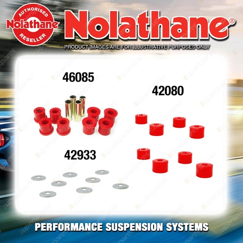 Rear Nolathane Suspension Bush Kit for NISSAN SKYLINE R30 4CYL 10/1981-6/1986