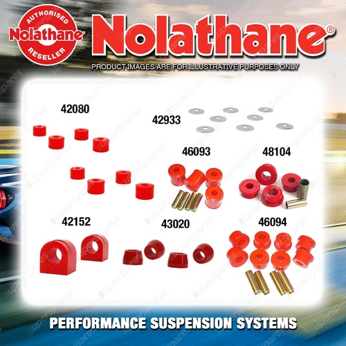 Rear Nolathane Suspension Bush Kit for NISSAN SKYLINE R31 Live Rear sedan wagon