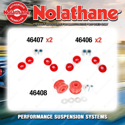 Rear Nolathane Suspension Bush Kit for NISSAN X-TRAIL T31 4CYL 8/2007-2/2014