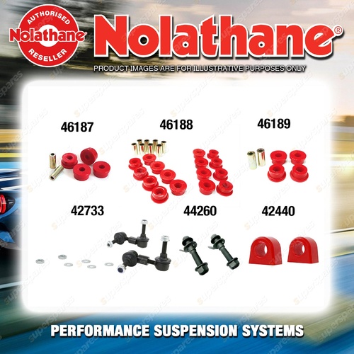 Rear Nolathane Suspension Bush Kit for SUBARU FORESTER SG INCL TURBO 2002-2008