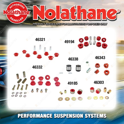 Rear Nolathane Suspension Bush Kit for SUBARU FORESTER SH INCL TURBO 2008-2013