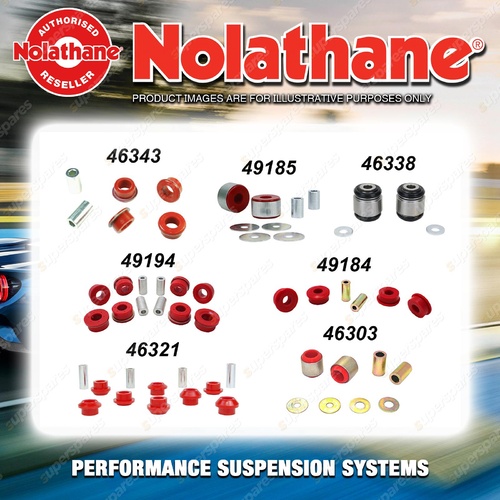 Rear Nolathane Suspension Bush Kit for SUBARU IMPREZA WRX GV SEDAN GR HATCH