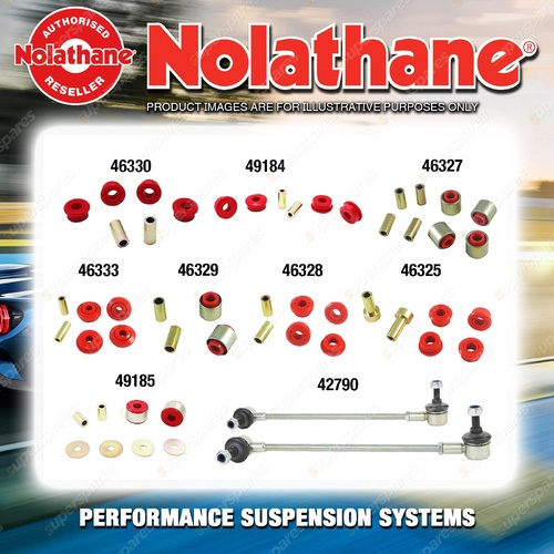 Rear Nolathane Suspension Bush Kit for SUBARU OUTBACK BH 4CYL 9/1998-8/2003