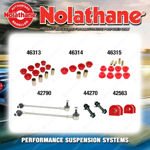 Rear Nolathane Suspension Bush Kit for TOYOTA CAMRY ACV40 AHV40 6CYL 2006-2012