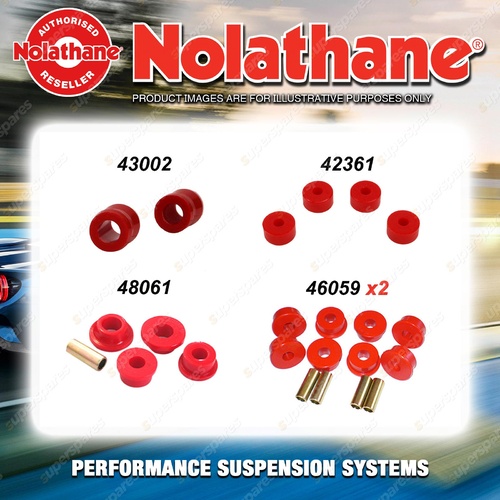 Rear Nolathane Suspension Bush Kit for TOYOTA CELICA RA20 4CYL 1970-1977