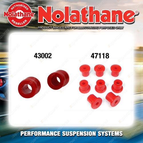 Rear Nolathane Suspension Bush Kit for TOYOTA COROLLA KE10 11 16 18 1966-1970