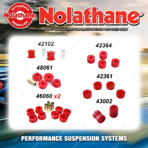 Rear Nolathane Suspension Bush Kit for TOYOTA COROLLA KE70 71 AE70 71 Live Rear