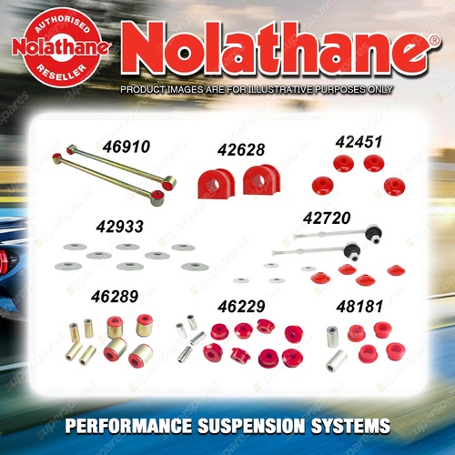 Rear Nolathane Suspension Bush Kit for TOYOTA FJ CRUISER GSJ15 6CYL 2006-ON