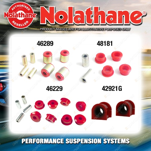 Rear Nolathane Suspension Bush Kit for TOYOTA FORTUNER GUN156 6CYL 4WD 2015-ON