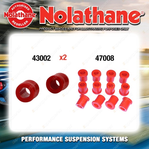 Rear Nolathane Suspension Bush Kit for TOYOTA LANDCRUISER FJ55 6CYL 1972-1980