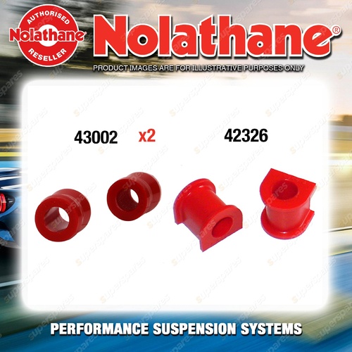 Rear Nolathane Suspension Bush Kit for TOYOTA LANDCRUISER FJ HJ 60 61 62 80-87