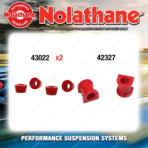 Rear Nolathane Suspension Bush Kit for TOYOTA LANDCRUISER FJ HJ 60 61 62 87-91