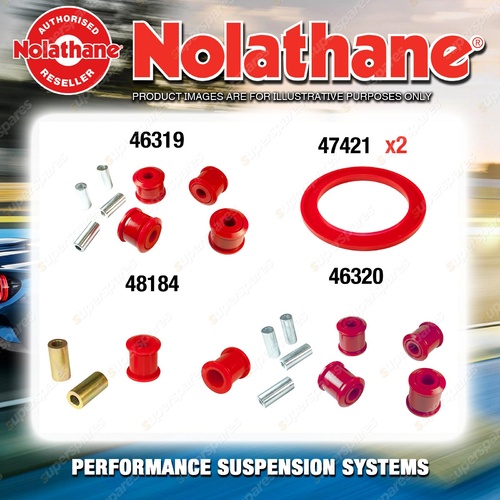 Rear Nolathane Suspension Bush Kit for LANDCRUISER GRJ UZJ VDJ 200 URJ202 IFS