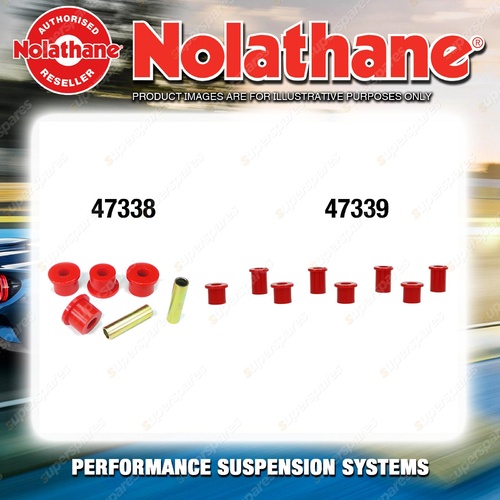 Rear Nolathane Suspension Bush Kit for Toyota HiLux AUV GGN25R KUN26R 4WD 05-on