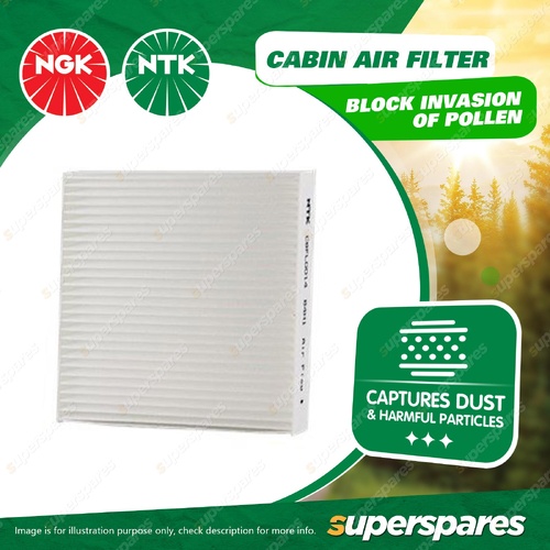 1 x NTK Cabin Air Filter - CBFL0014 Refer Ryco RCA251P Refer Wesfil WACF0106