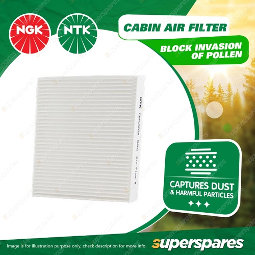 1 x NTK Cabin Air Filter - CBFL0024 Refer Ryco RCA368P Refer Wesfil WACF0283