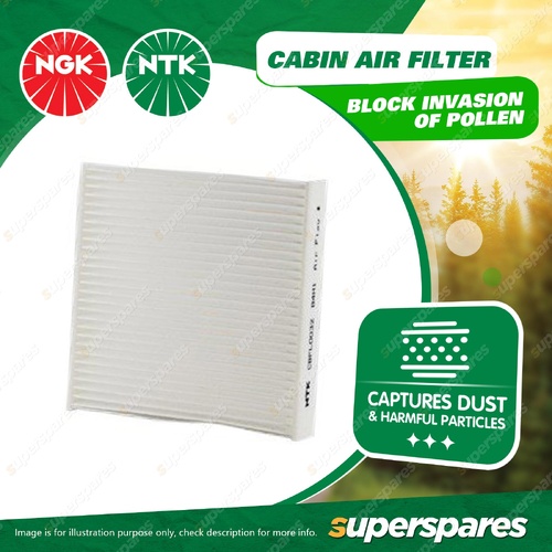 1 x NTK Cabin Air Filter - CBFL0032 Refer Ryco RCA248P Refer Wesfil WACF0117