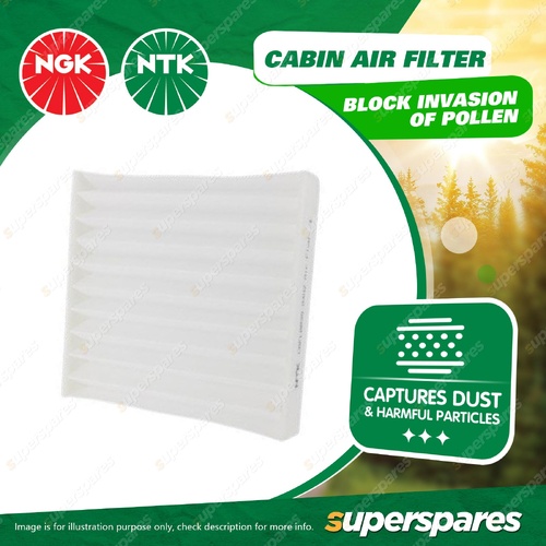 1 x NTK Cabin Air Filter - CBFL0039 Refer Ryco RCA268P Refer Wesfil WACF0117